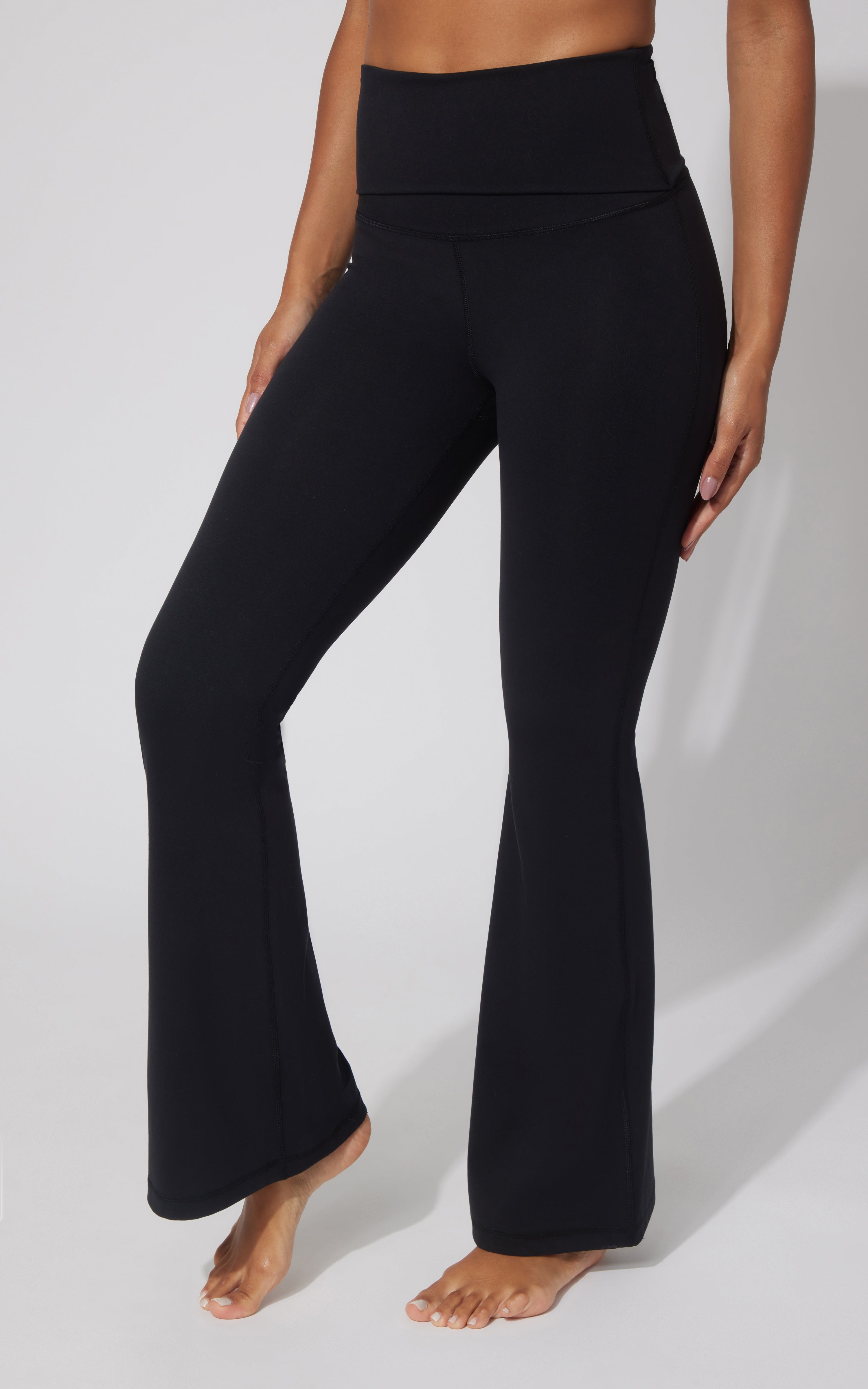Lux Florence Fold Over Flare Leg Pant
