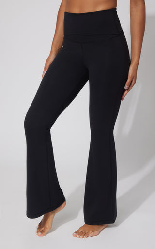 Lux Florence Fold Over Flare Leg Pant