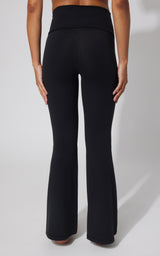 Lux Florence Fold Over Flare Leg Pant - Our Cafe Story - 90 Degree by Reflex