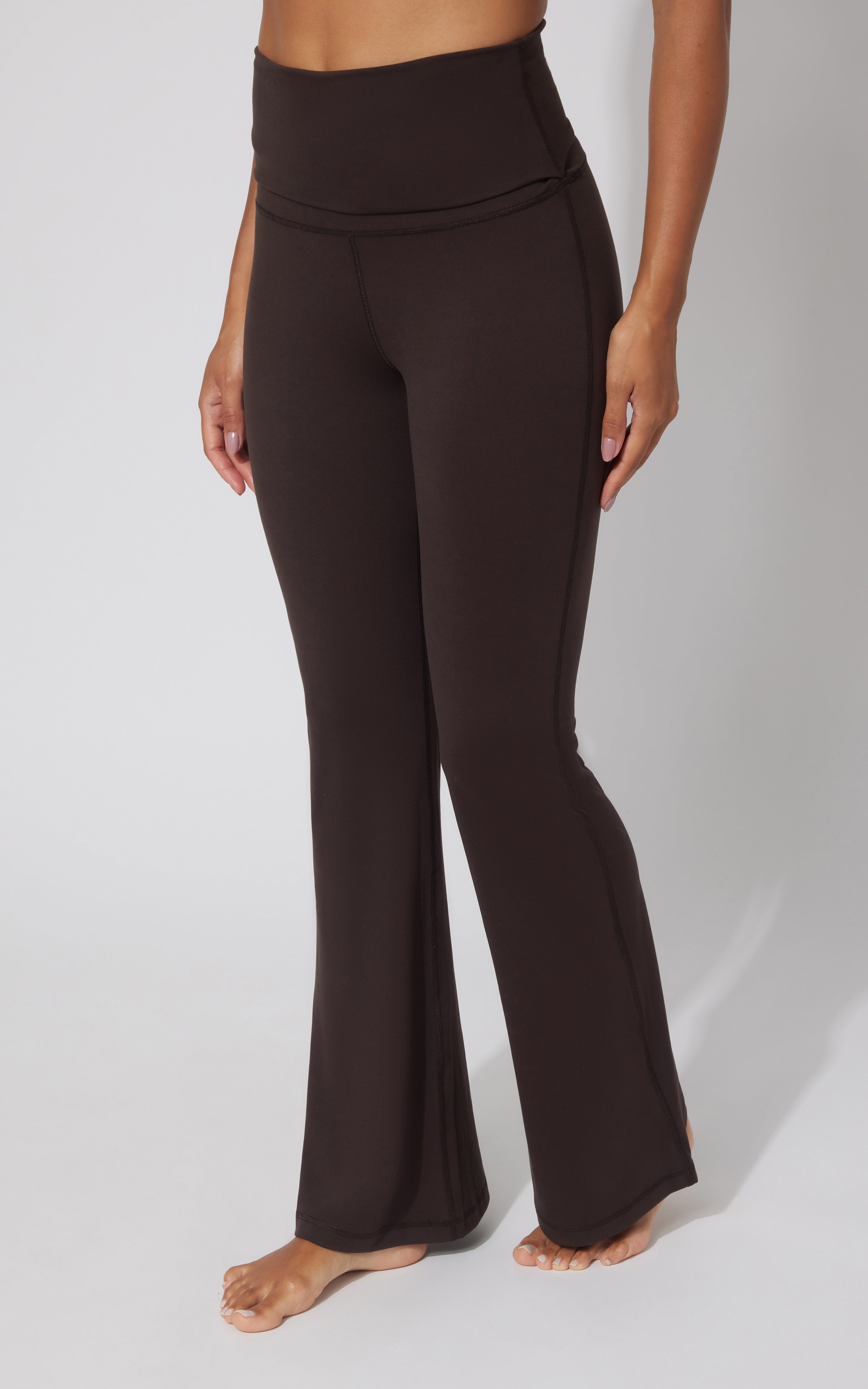 Lux Florence Fold Over Flare Leg Pant