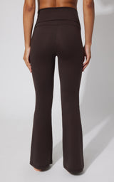 Lux Florence Fold Over Flare Leg Pant - Our Cafe Story - 90 Degree by Reflex