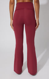 Lux Florence Fold Over Flare Leg Pant - Our Cafe Story - 90 Degree by Reflex