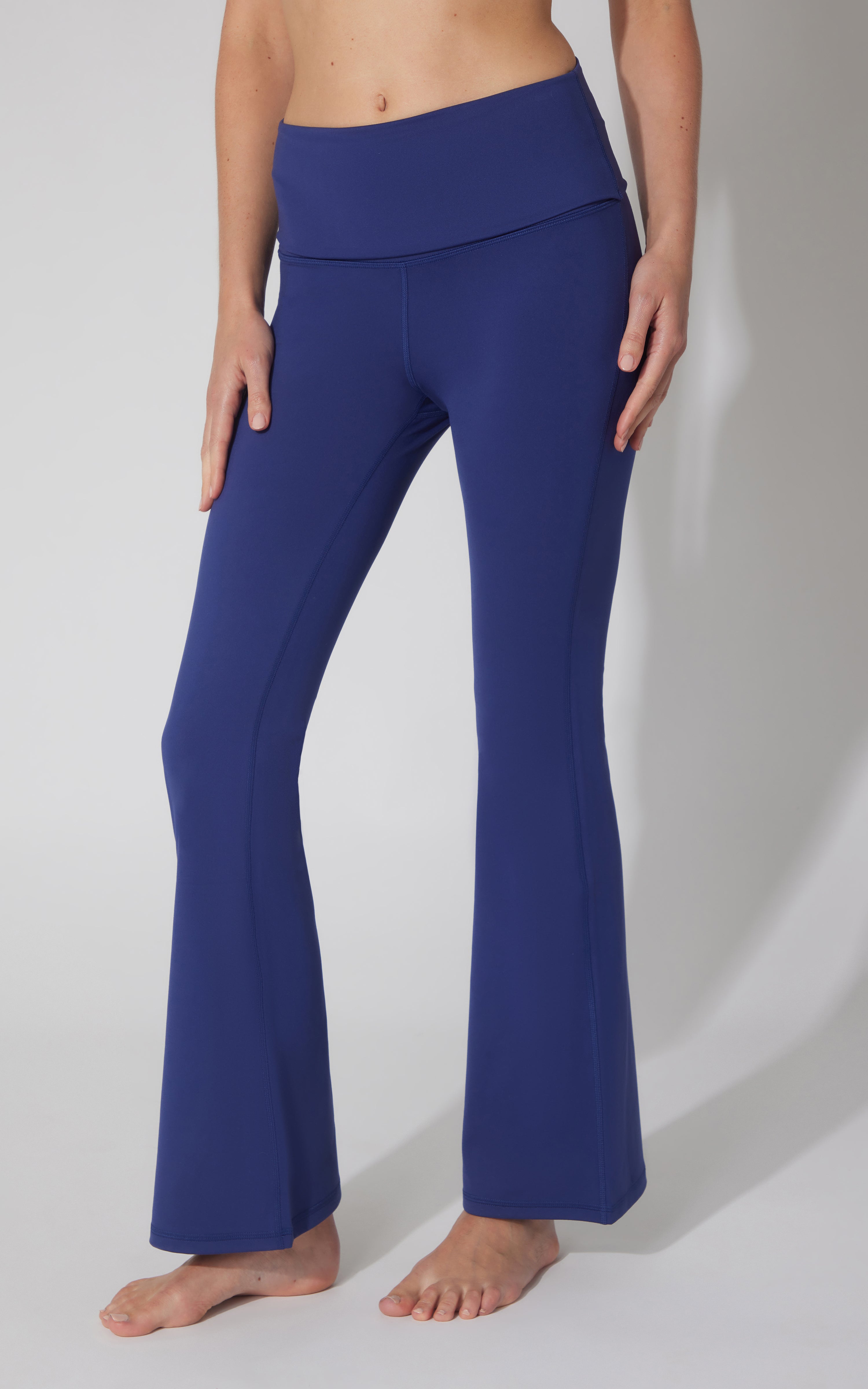 Lux Florence Fold Over Flare Leg Pant