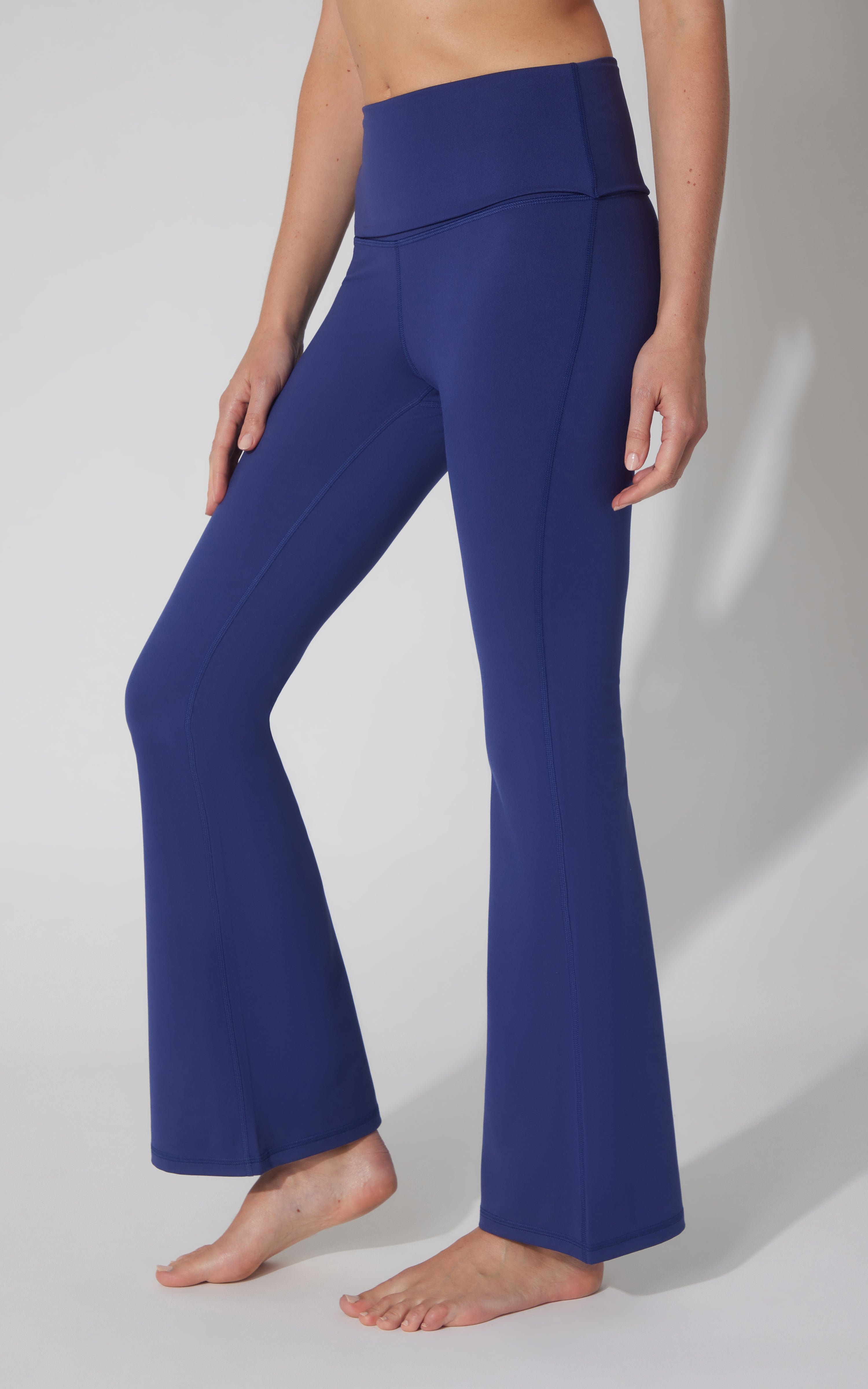 Lux Florence Fold Over Flare Leg Pant