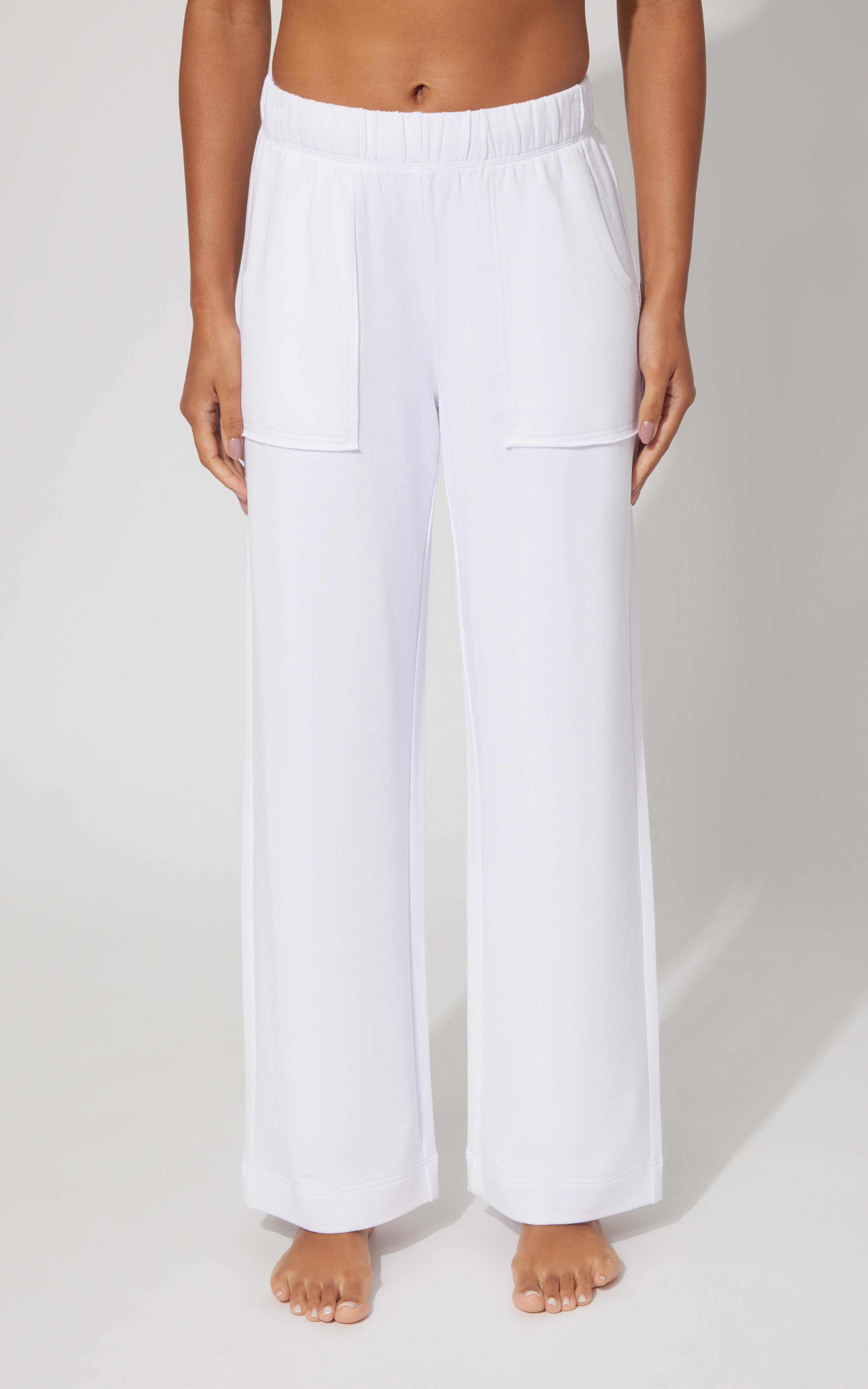 Modal Relaxed Fit Wide Leg Pant