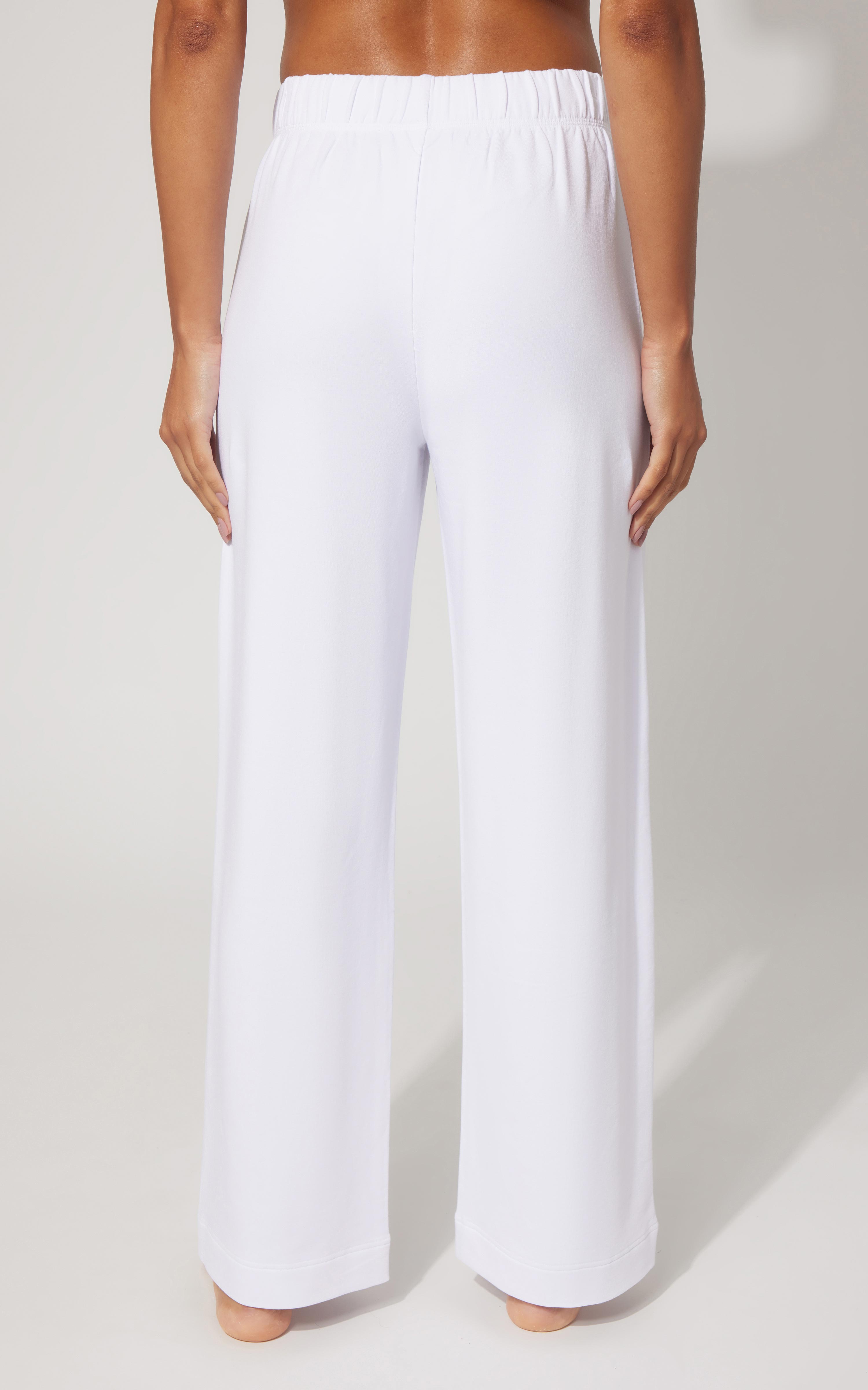 Modal Relaxed Fit Wide Leg Pant