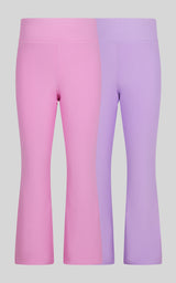4-6X 2 PK Ribbed Everyday Flared Leg Pant - 90 Degree by Reflex