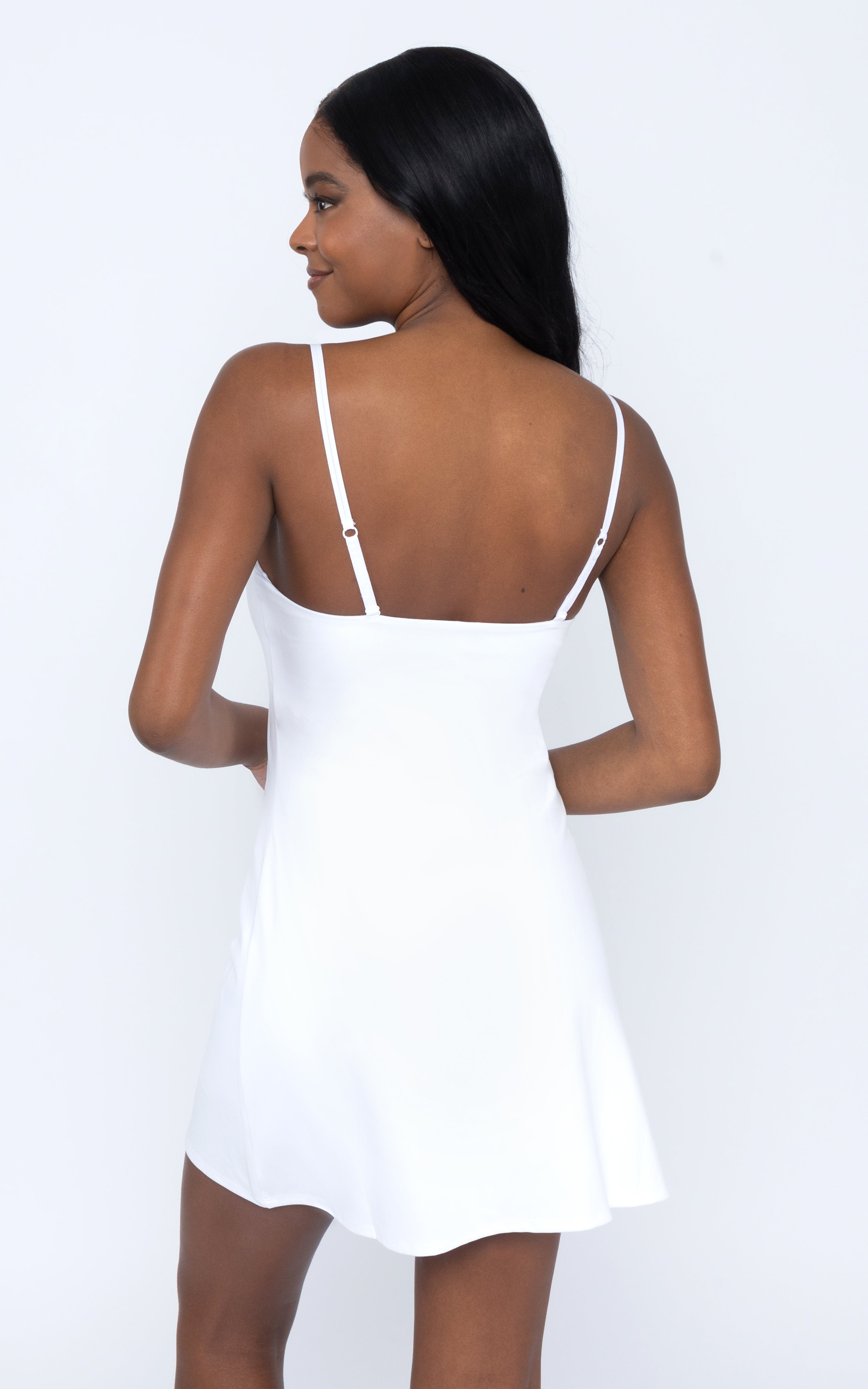 Lux  Dress with Built-In Bra and Shorts - 90 Degree by Reflex