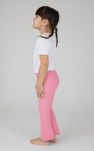 Toddler Girls 2 PK Ribbed Flared Pant - 90 Degree by Reflex
