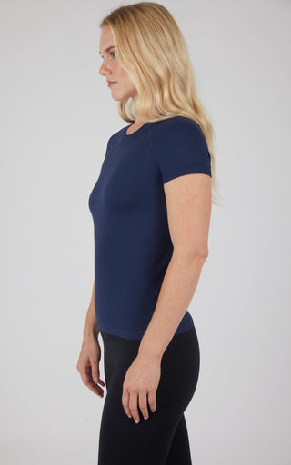 Seamless Active Short Sleeve Top - 90 Degree by Reflex