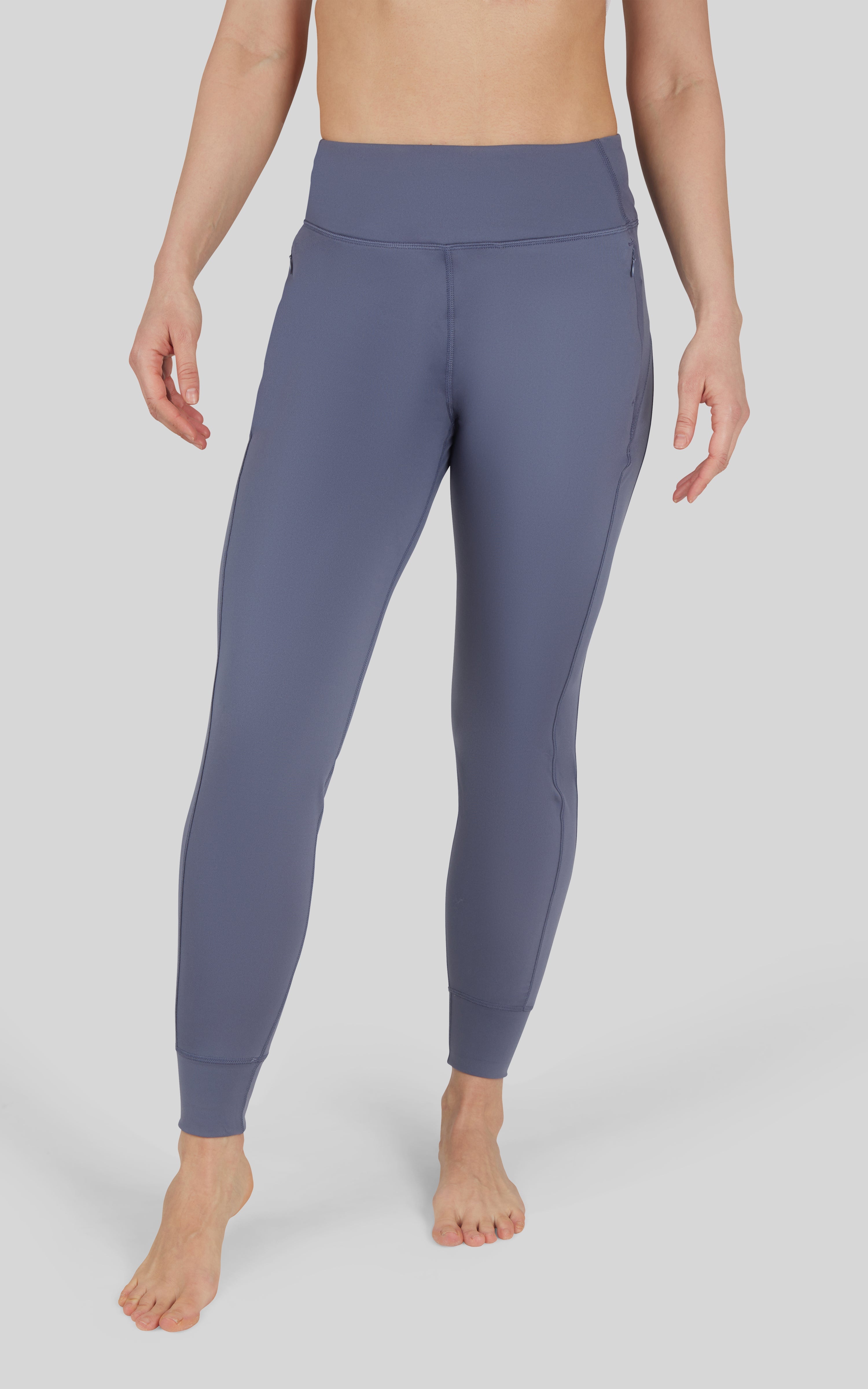 Interlock Zipper Pockets Greenwich Jogger - Our Linen Story - 90 Degree by Reflex