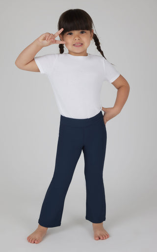 Toddler Girls 2 PK Ribbed Flared Pant - 90 Degree by Reflex