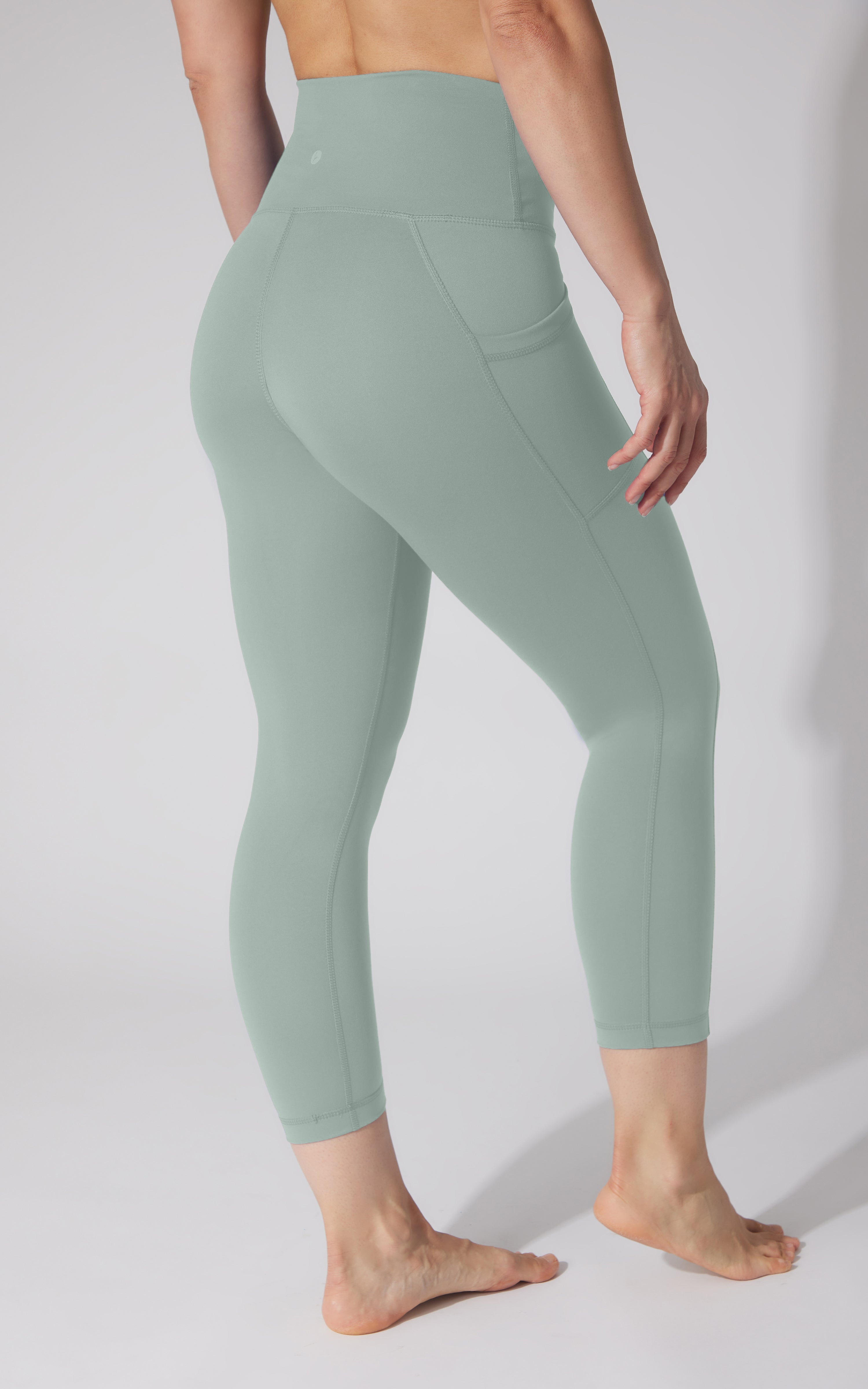 2 PK Interlock Side Pocket and Everyday Capris - 90 Degree by Reflex