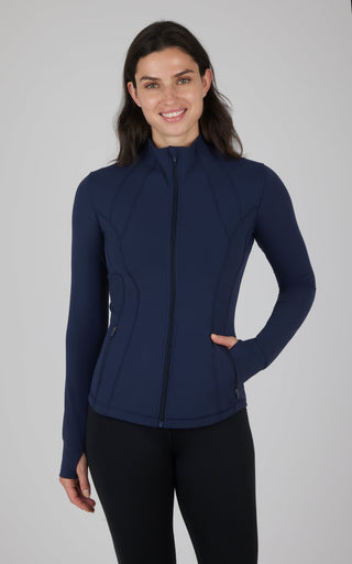 Nude Tech Jetsetter Full Zip Performance Jacket - 90 Degree by Reflex