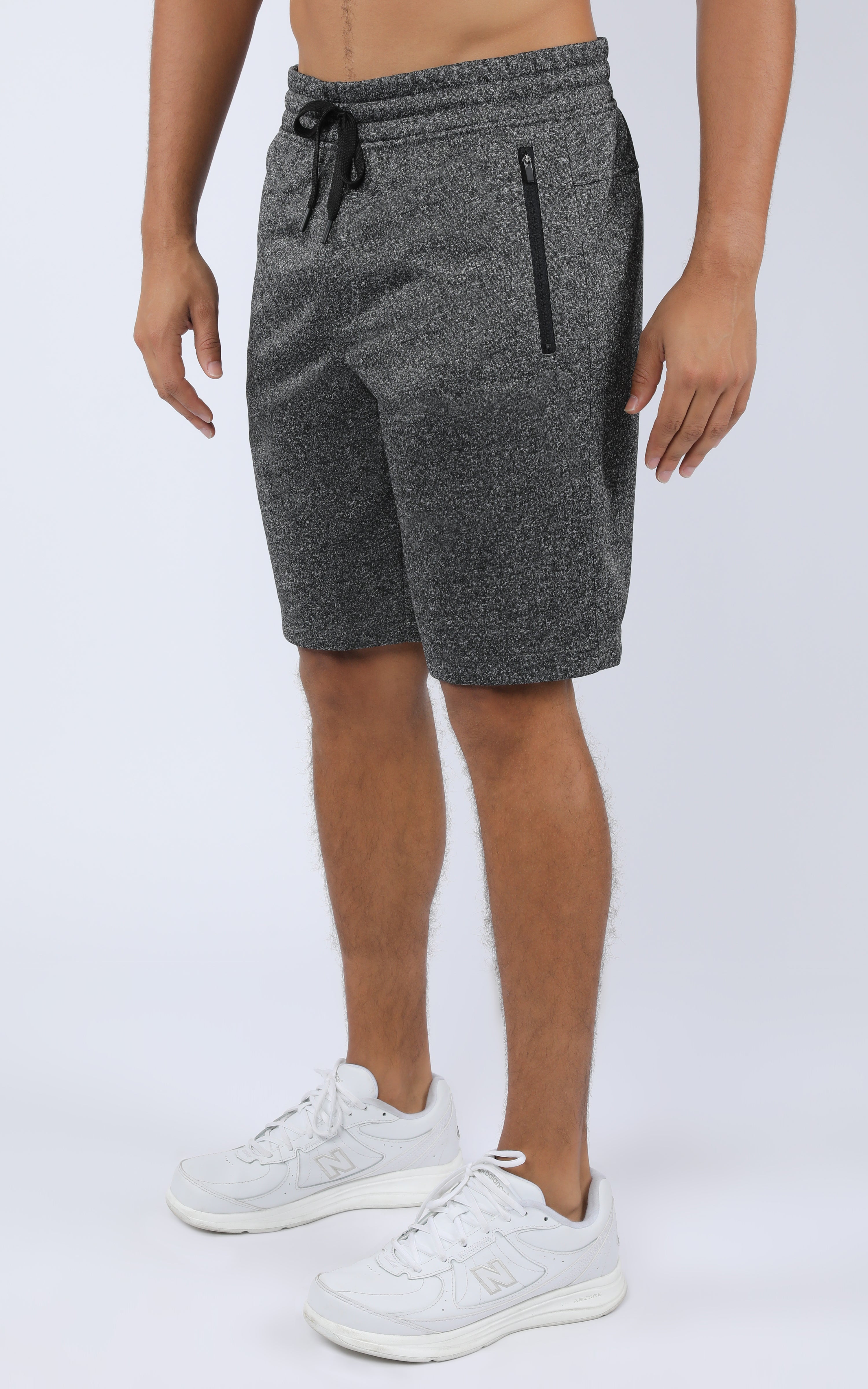 Mens 2 Secure Zipper Side Pocket Shorts and Back Pocket