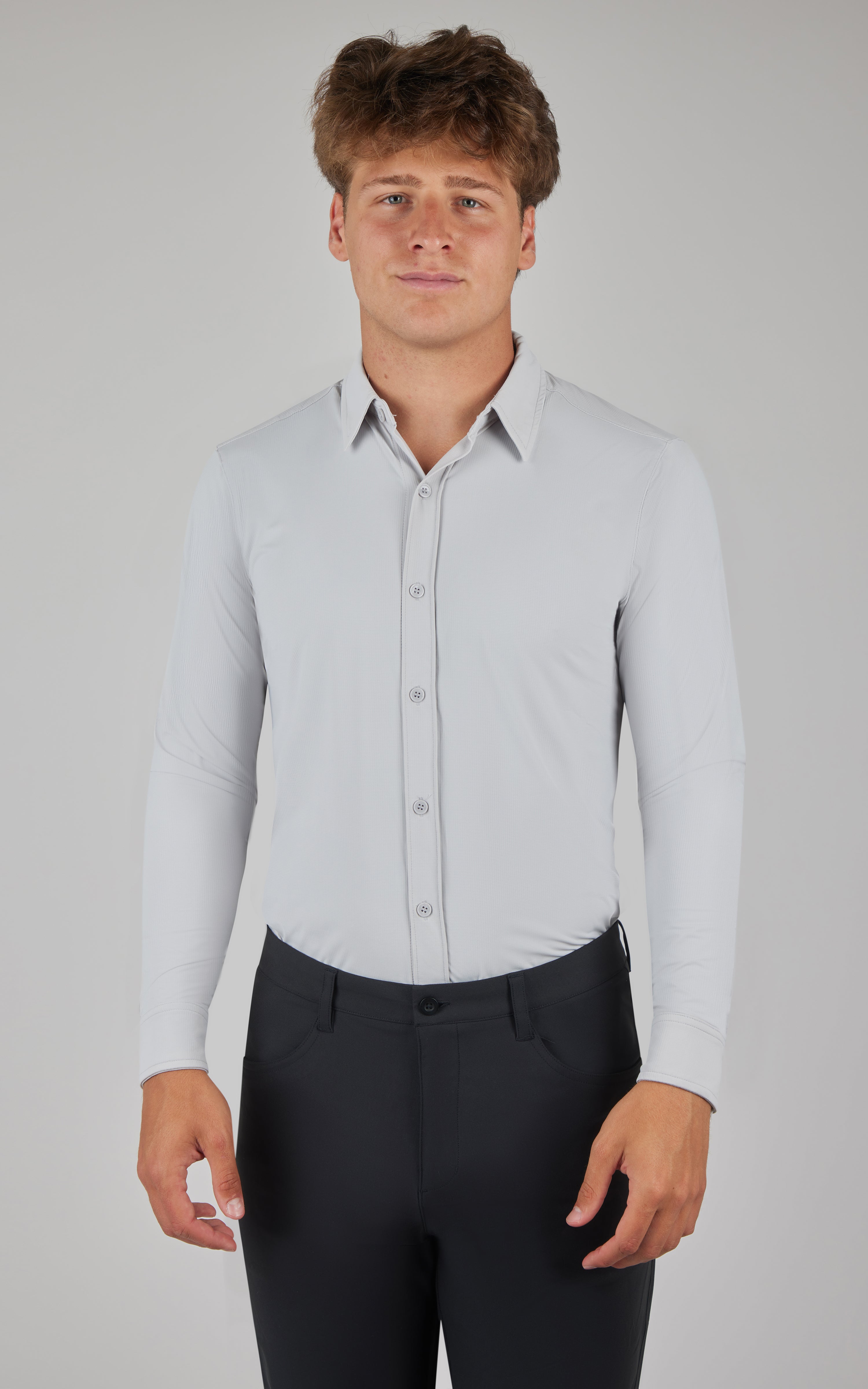 Mens Ultimate Button Down Performance Shirt - 90 Degree by Reflex