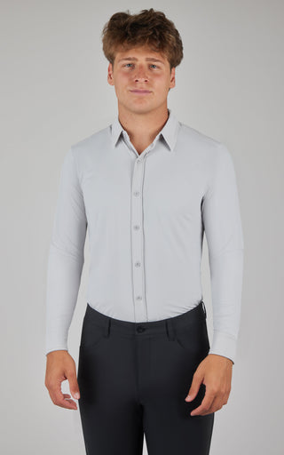Mens Ultimate Button Down Performance Shirt - 90 Degree by Reflex