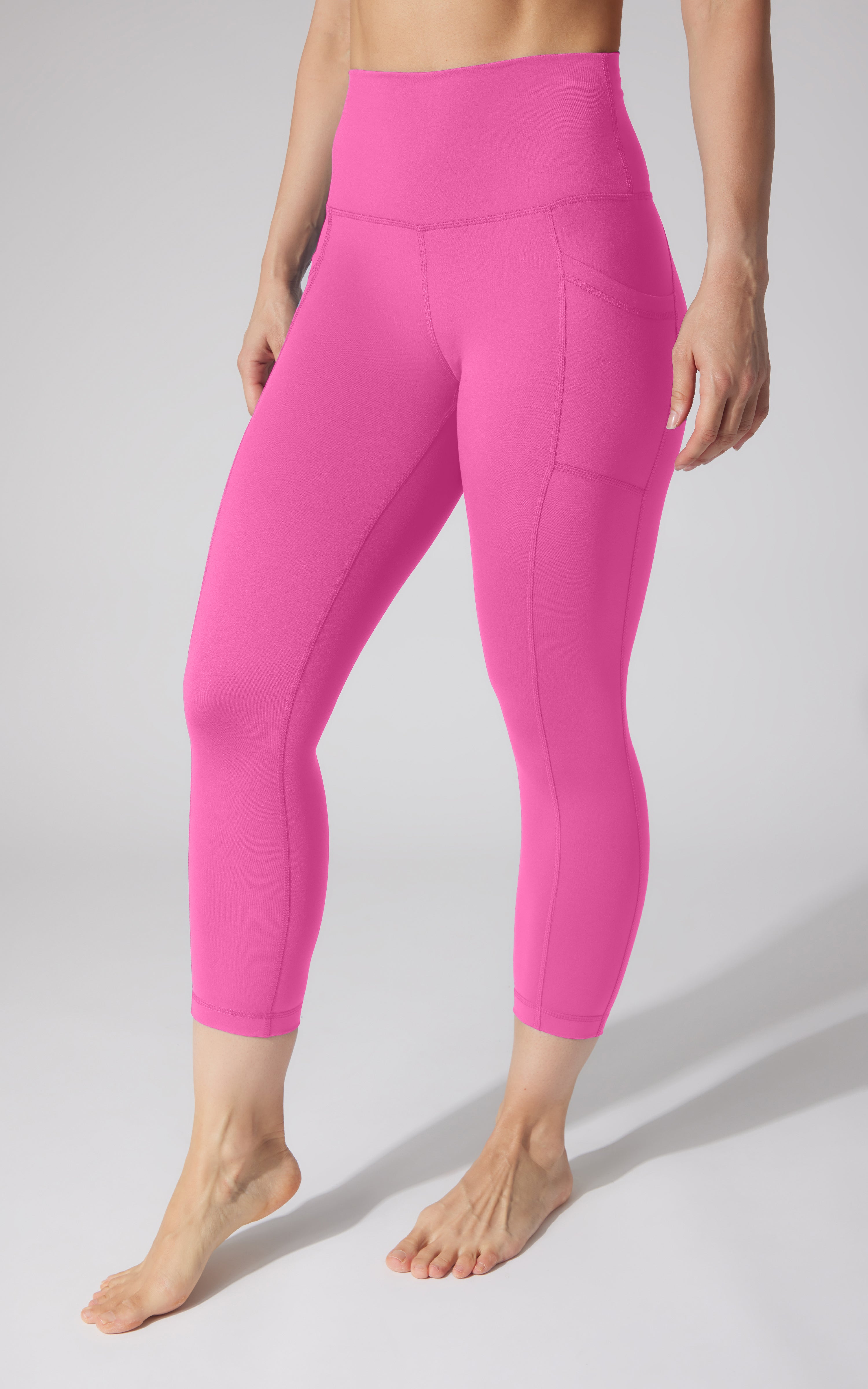 2 PK Interlock Side Pocket and Everyday Capris - 90 Degree by Reflex