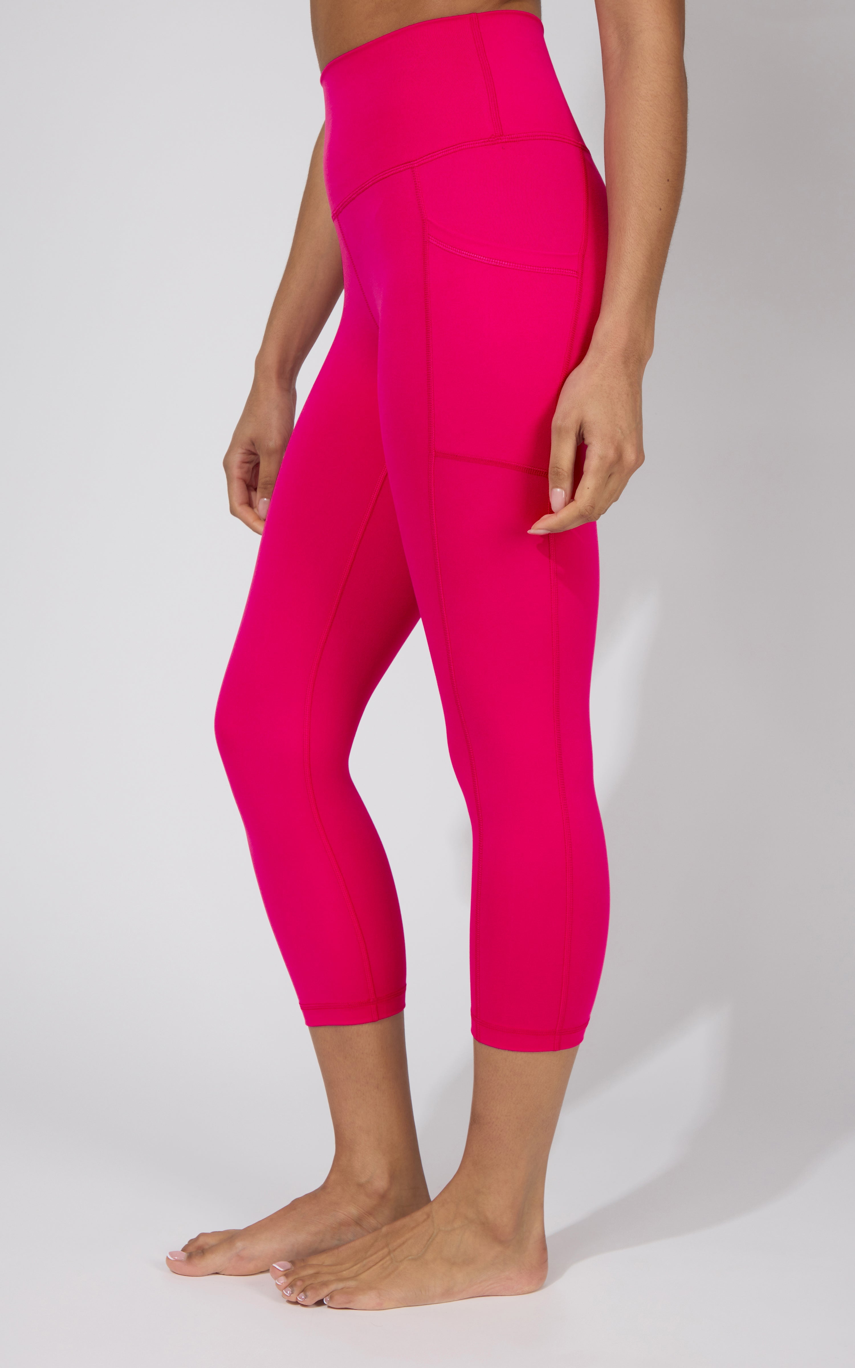 2 PK Interlock Side Pocket and Everyday Capris - 90 Degree by Reflex