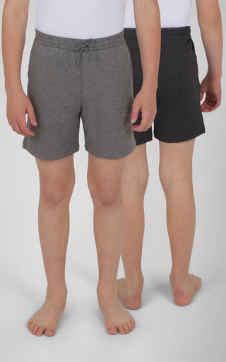 Boys 2 PK Heathered Short and Lux Short