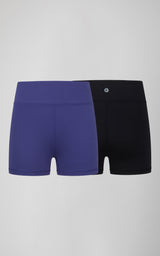 Girls 2 PK 3" Biker Shorts - 90 Degree by Reflex