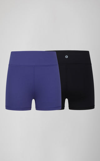 Girls 2 PK 3" Biker Shorts - 90 Degree by Reflex