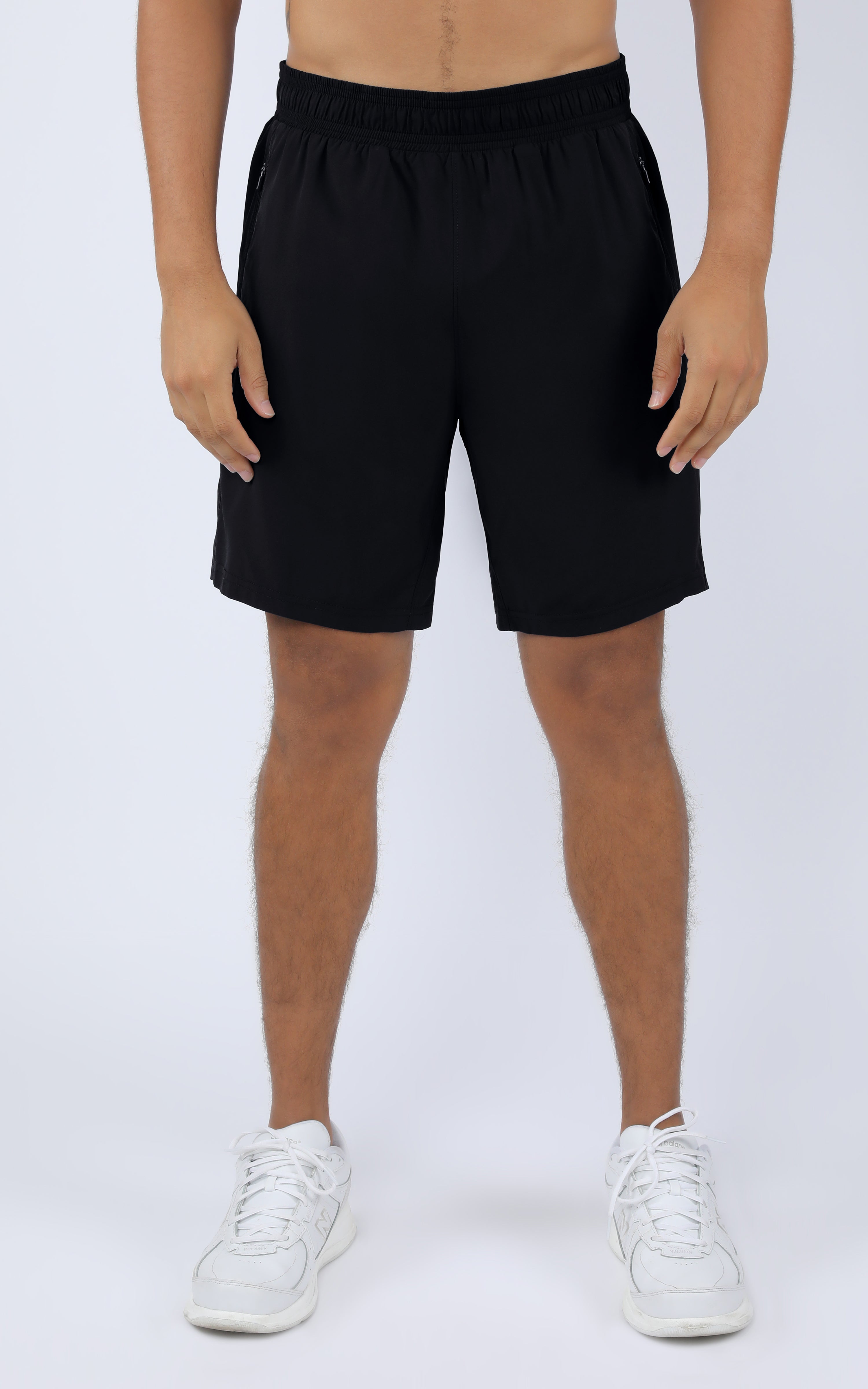 Mens Woven Shorts with Zipper Pockets