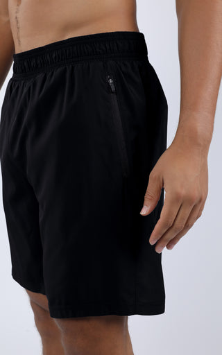 Mens Woven Shorts with Zipper Pockets