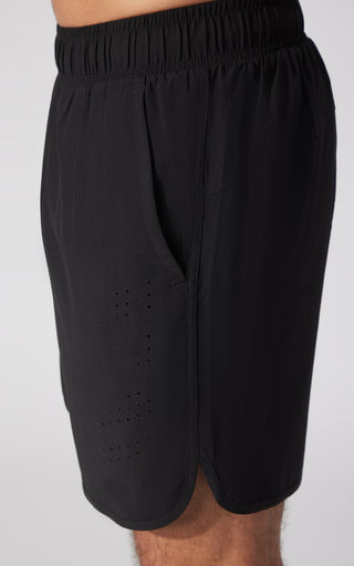Mens Woven Compass 7" Short