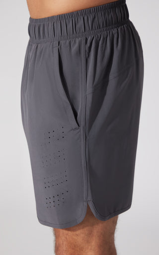 Mens Woven Compass 7" Short