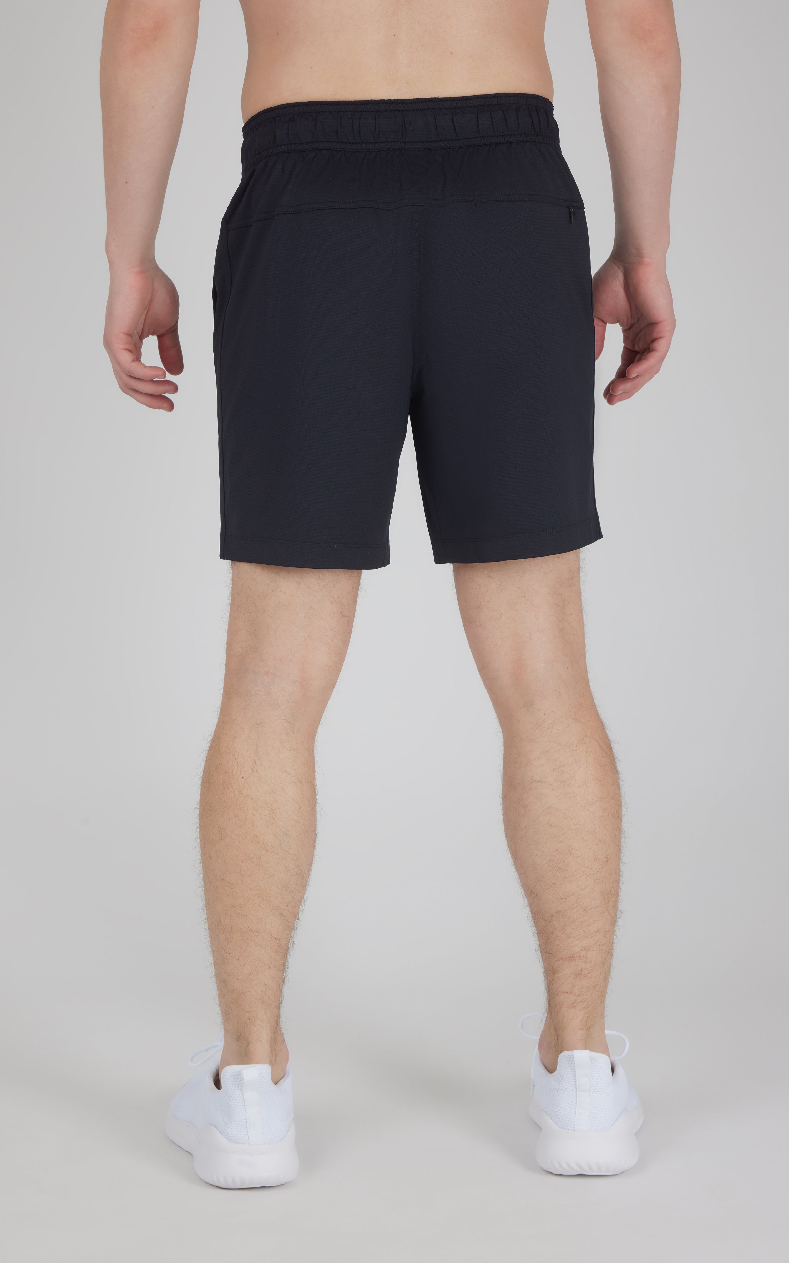 Mens Knit Stretch Pique Power 7" Shorts