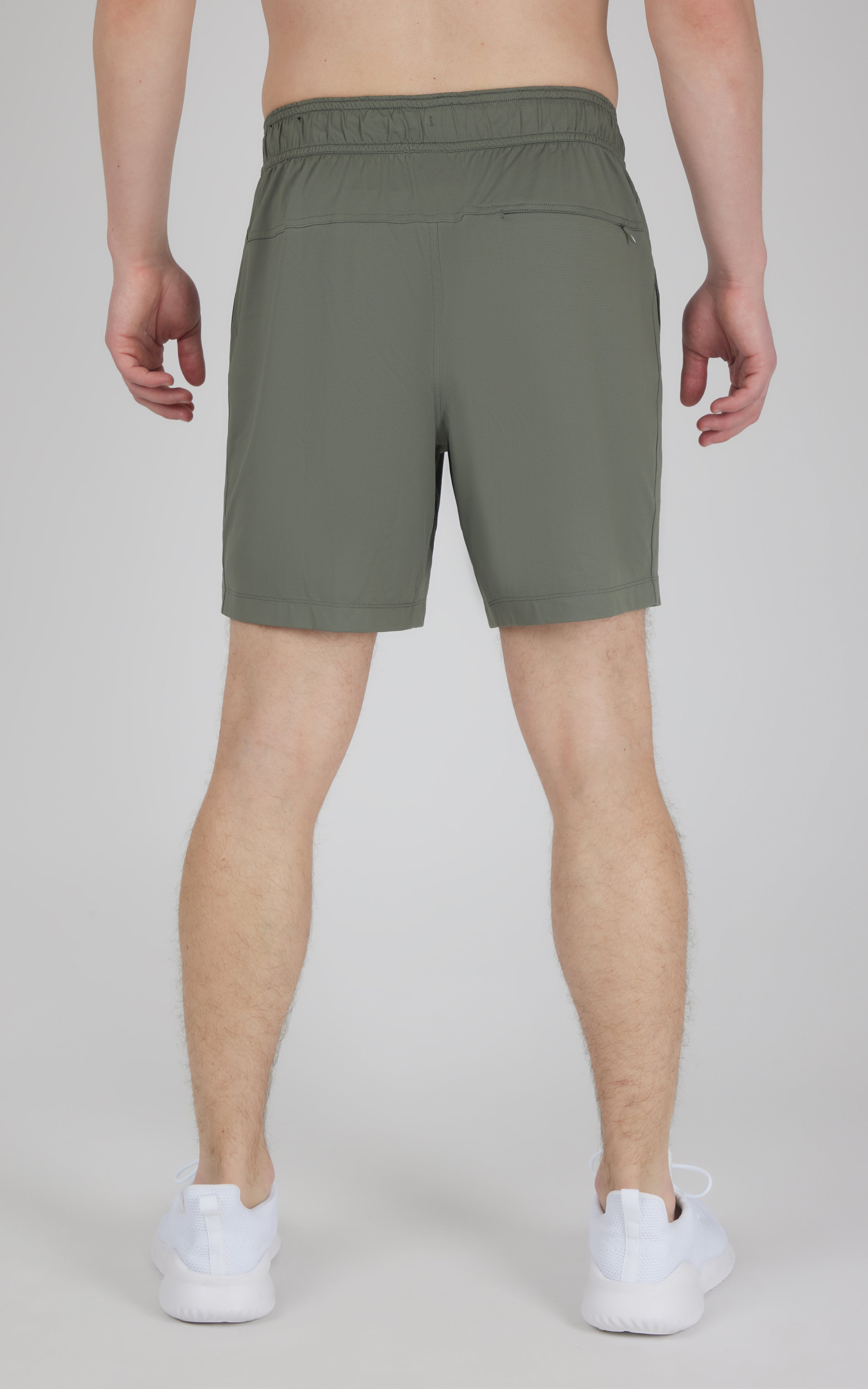 Mens Knit Stretch Pique Power 7" Shorts