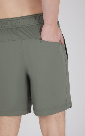 Mens Knit Stretch Pique Power 7" Shorts