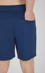 Mens Knit Stretch Pique Power 7" Shorts - 90 Degree by Reflex