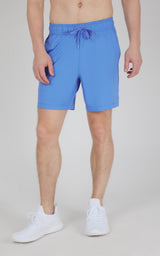 Mens Knit Stretch Pique Power 7" Shorts - 90 Degree by Reflex