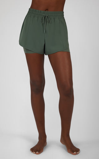 Lux 2-in-1 Running Shorts with Drawstring