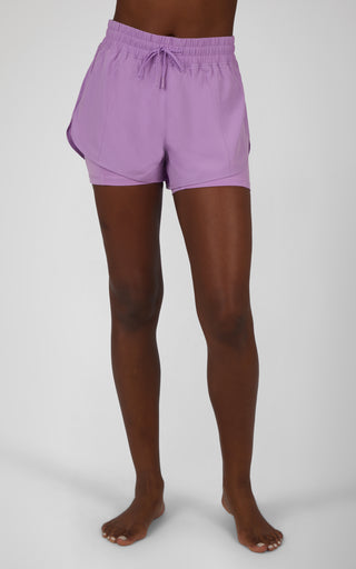 Lux 2-in-1 Running Shorts with Drawstring