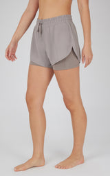 Lightstreme 2-in-1 Running Shorts with Drawstring - 90 Degree by Reflex