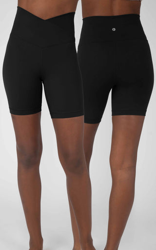 2 Pack Lux Crossover High Waist and Classic Waist 7" Bike Shorts