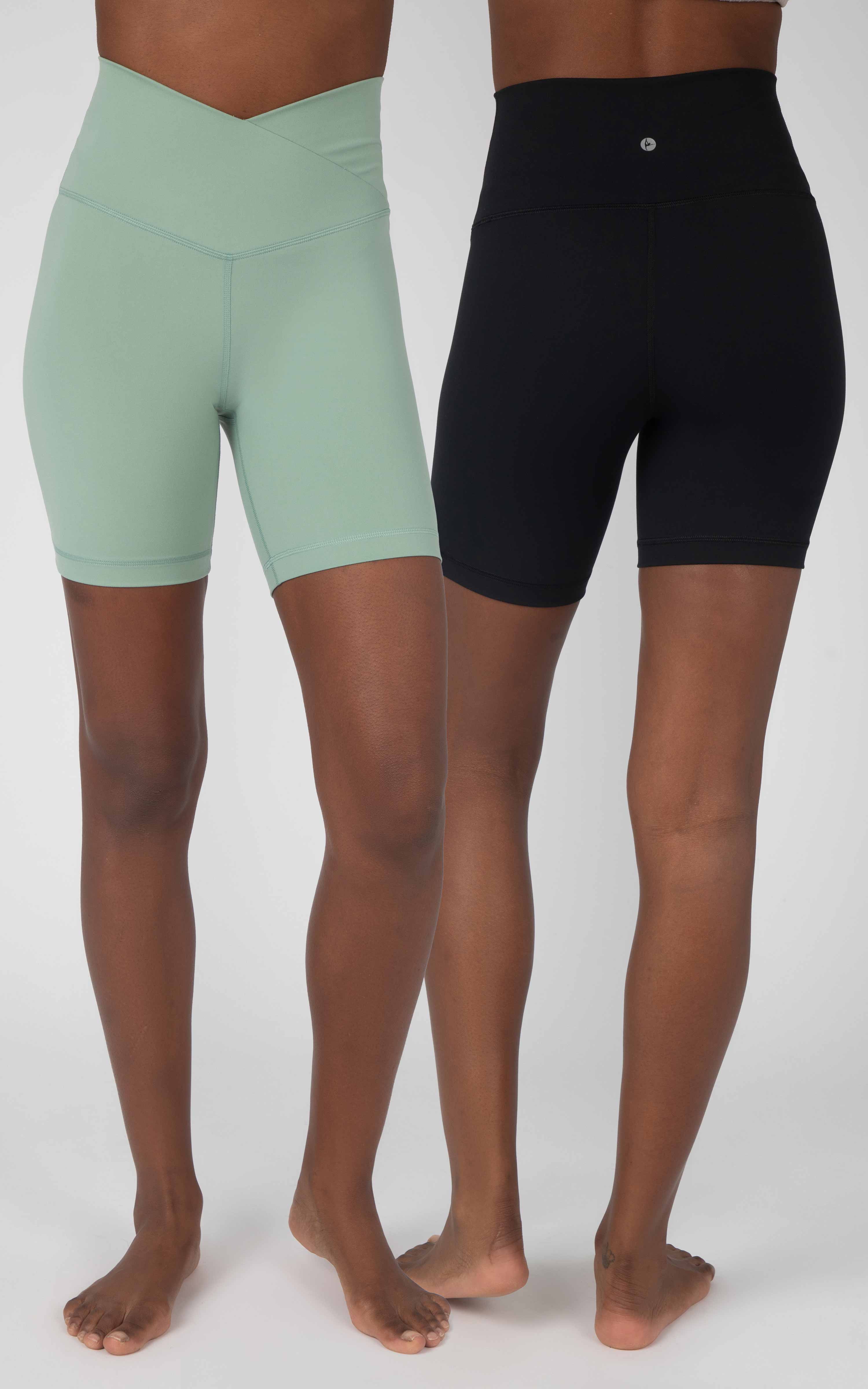 2 Pack Lux Crossover High Waist and Classic Waist 7" Bike Shorts