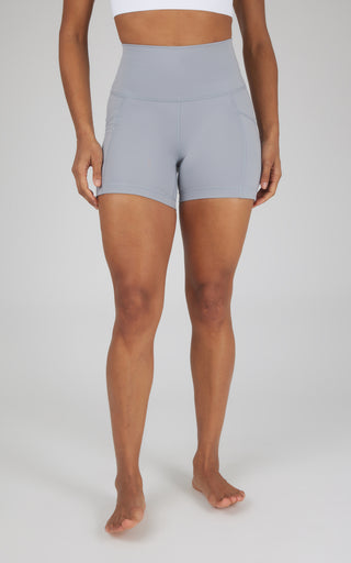 2 Pack Wonderlink Elastic Free Waist 5" Side Pocket Short and  Basic Short