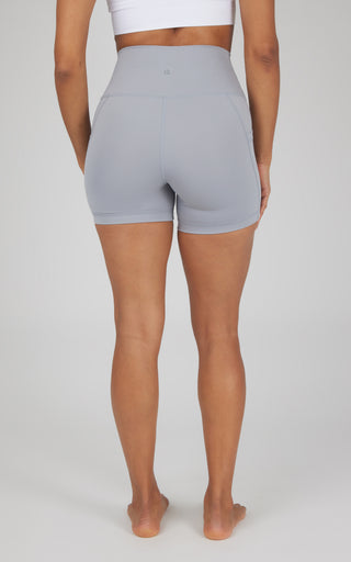 2 Pack Wonderlink Elastic Free Waist 5" Side Pocket Short and  Basic Short