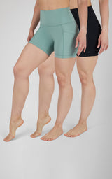 2 PK Wonderlink 5" Side Pocket Short and Basic Short
