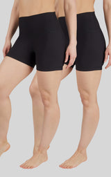 2 PK 5" Ribbed Elastic Free  Short - 90 Degree by Reflex