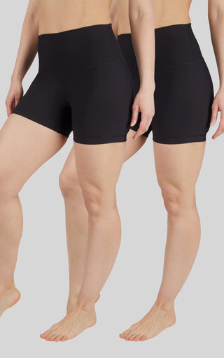 2 PK 5" Ribbed Elastic Free  Short - 90 Degree by Reflex