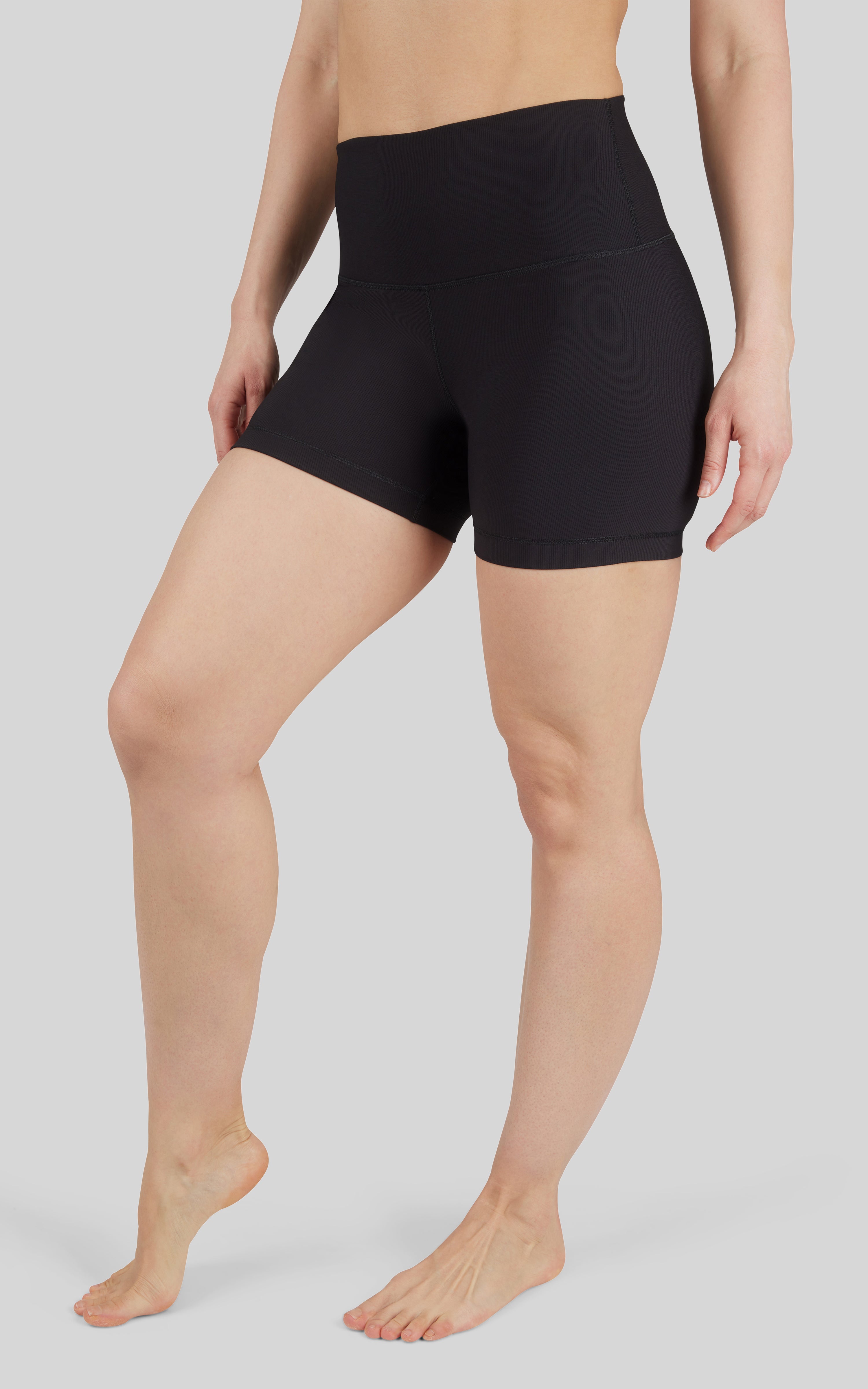 2 PK 5" Ribbed Elastic Free  Short - 90 Degree by Reflex
