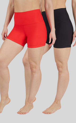2 PK 5" Ribbed Elastic Free  Short - 90 Degree by Reflex