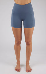 Lux Tribeca 5" High Waist Side Pocket Bike Short