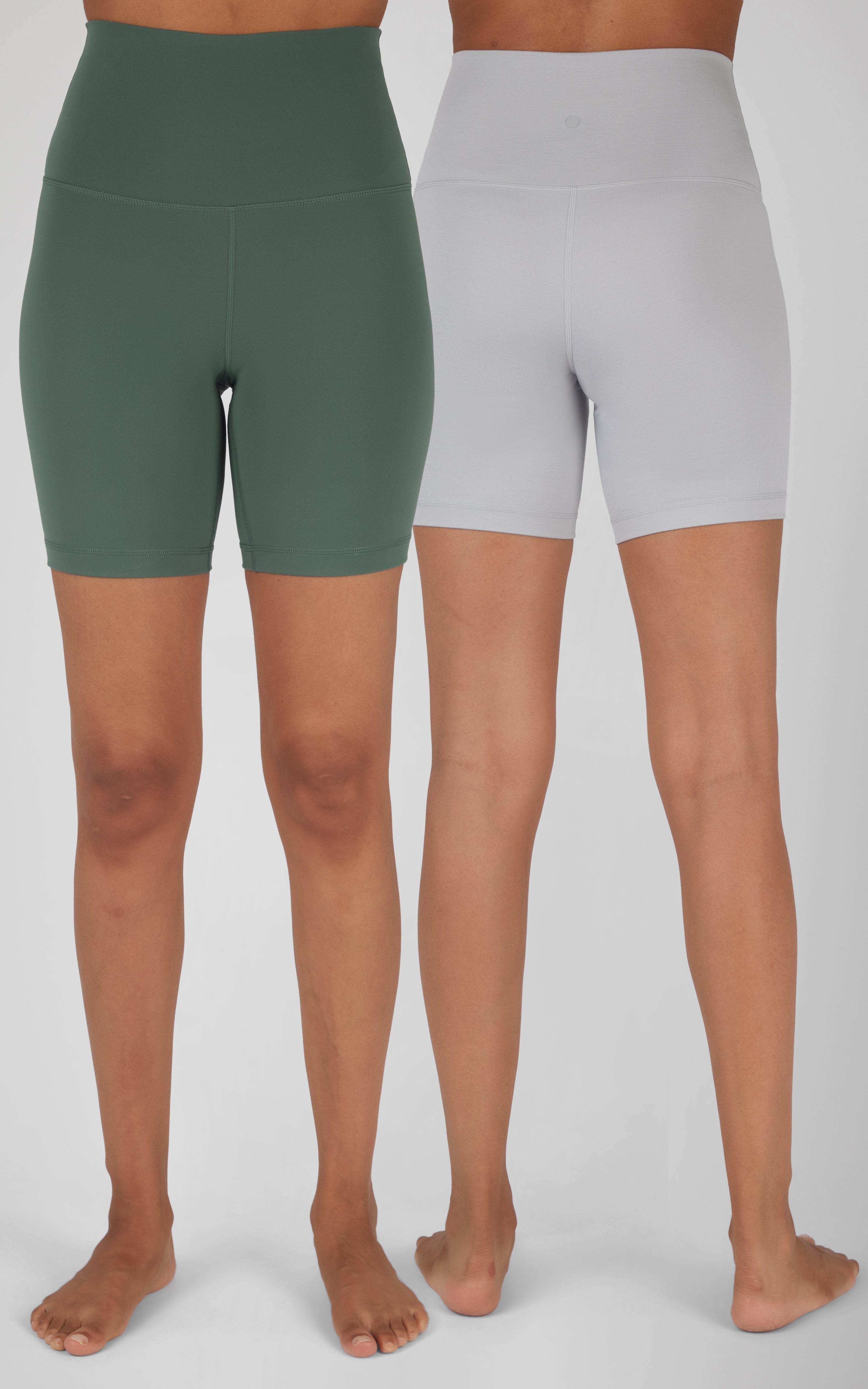 2 PK Lux 7" Super High Waist Bike Short - 90 Degree by Reflex