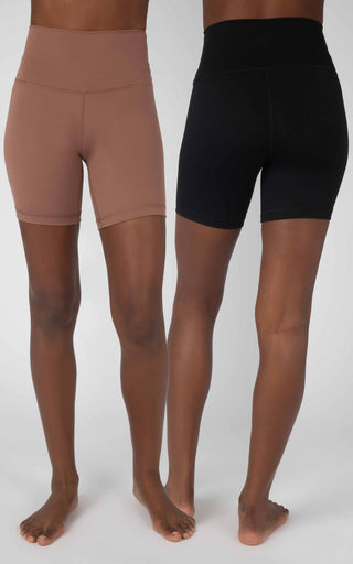 2 Pack Lux Super Hi Rise 7" Classic Biker Short